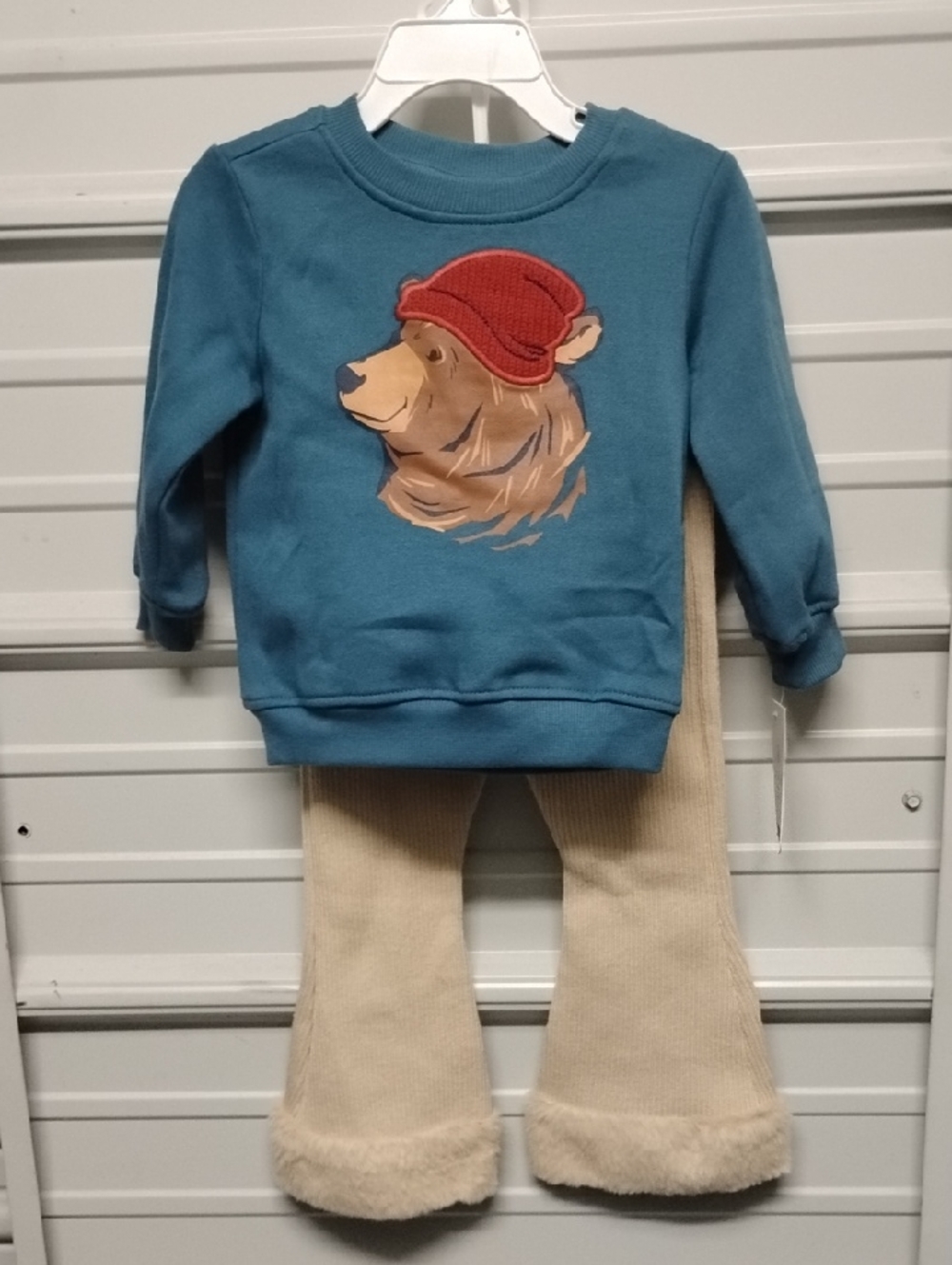 Girls Winter Bear Sweater And Pants